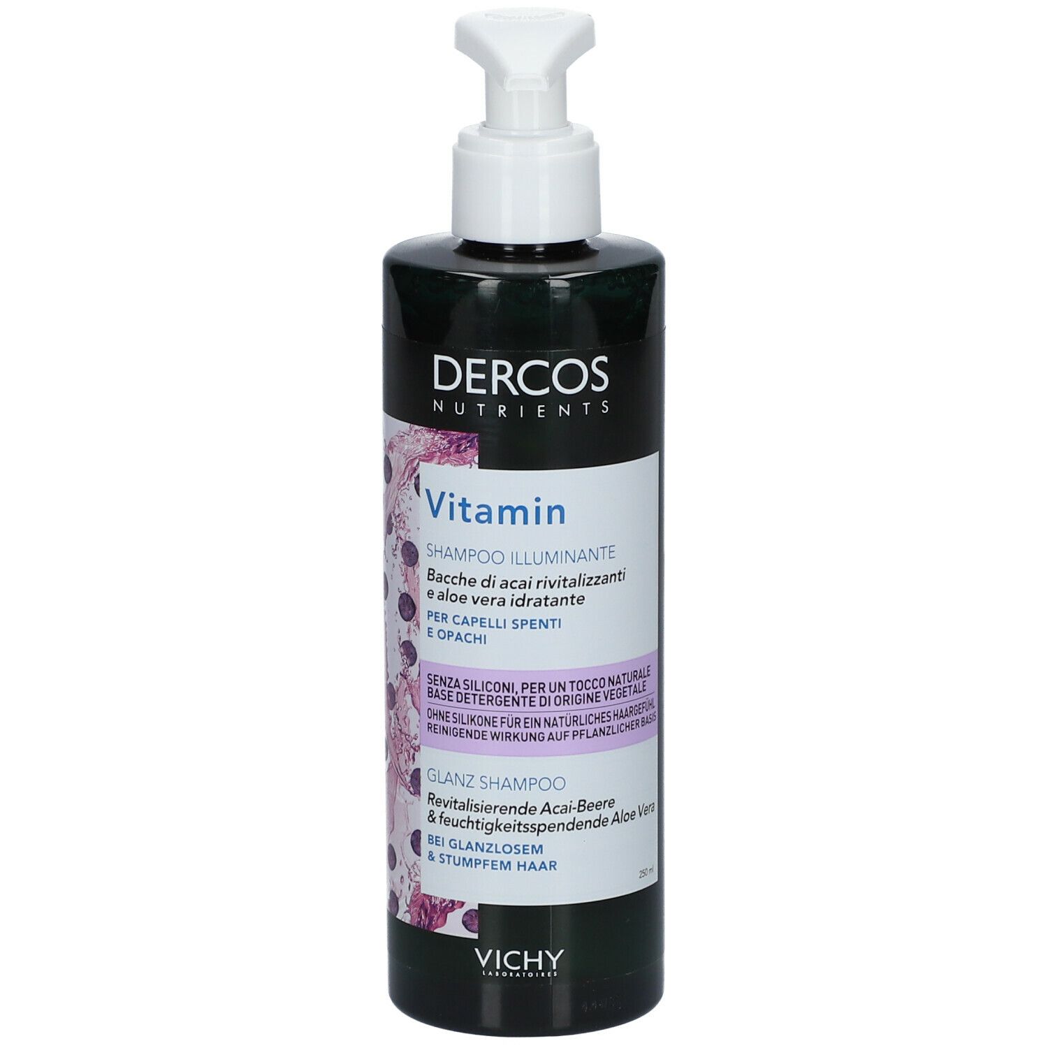 VICHY Dercos Nutrients Shampooing Vitamin A.C.E
