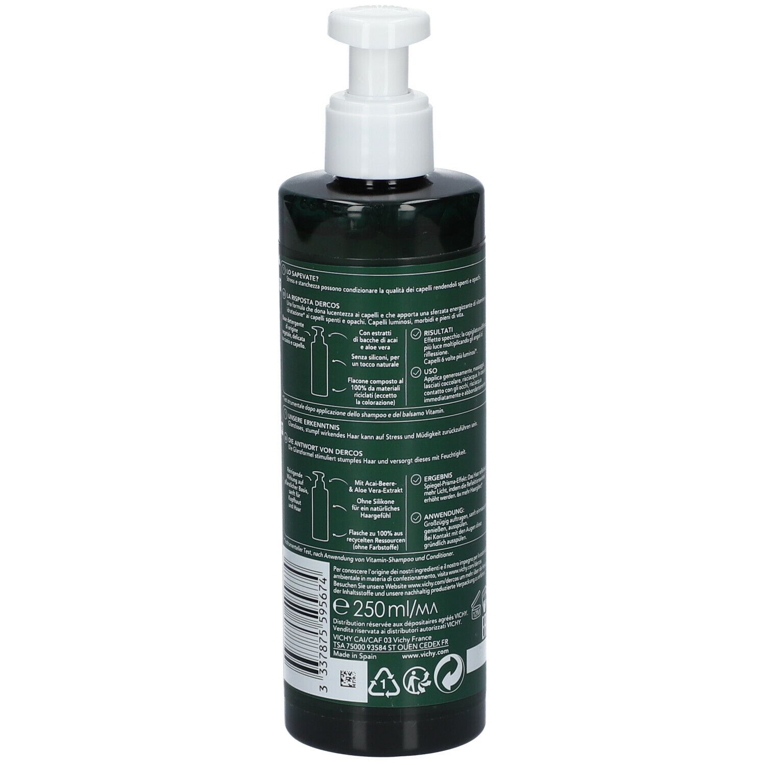 VICHY Dercos Nutrients Shampooing Vitamin A.C.E
