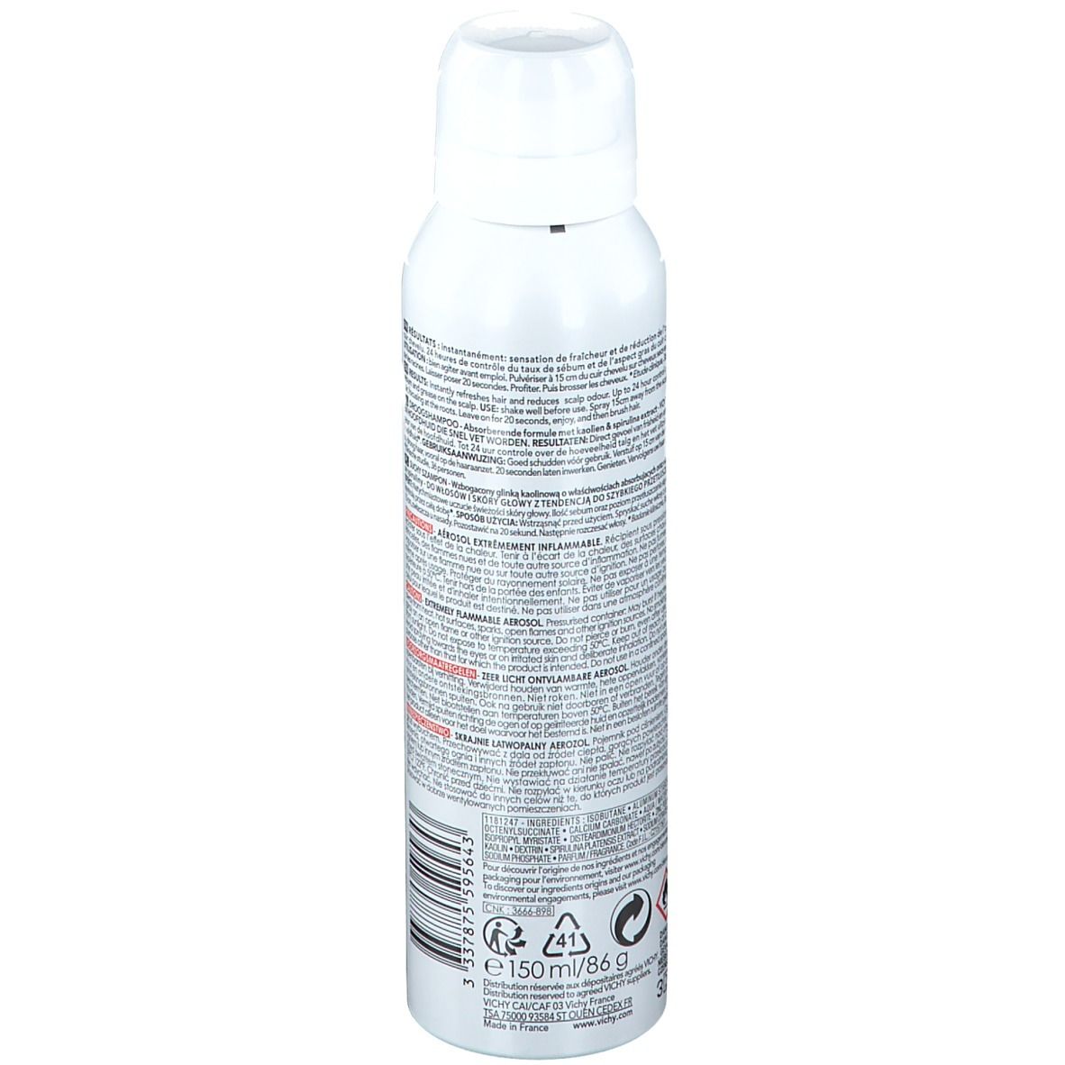 Vichy Dercos Nutrients Detox Shampooing Sec