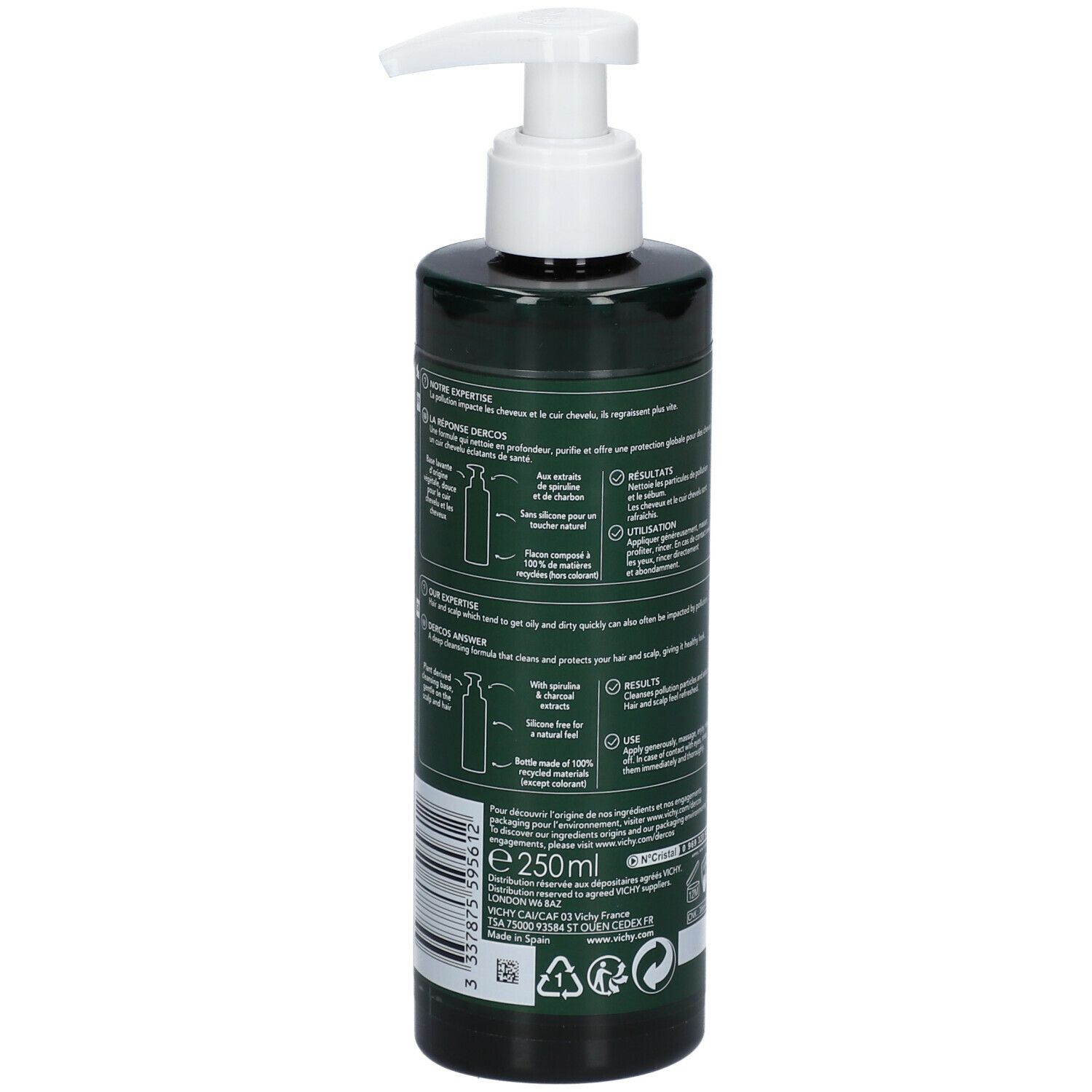 Vichy Dercos Nutrients Detox Shampooing Purifiant