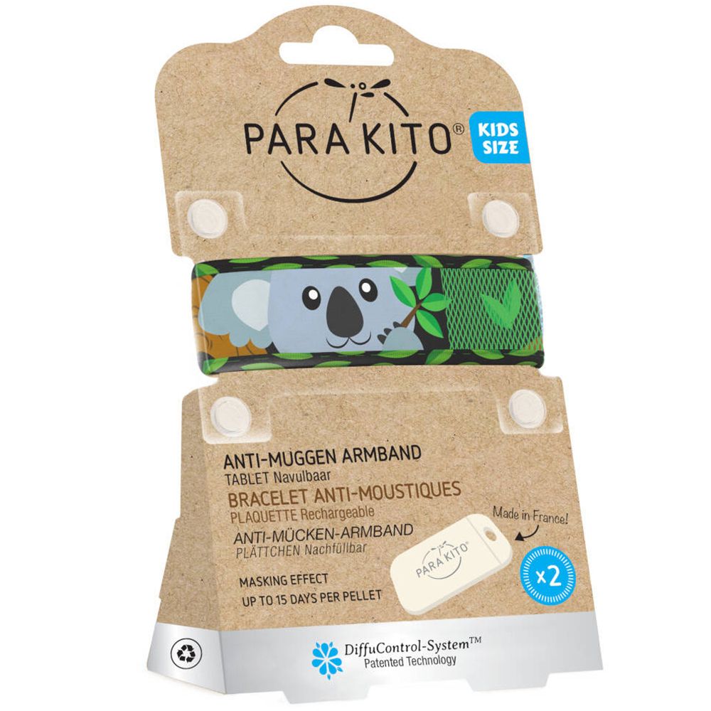 PARA KITO™ Kids Bracelet anti-moustiques Waterproof Koala