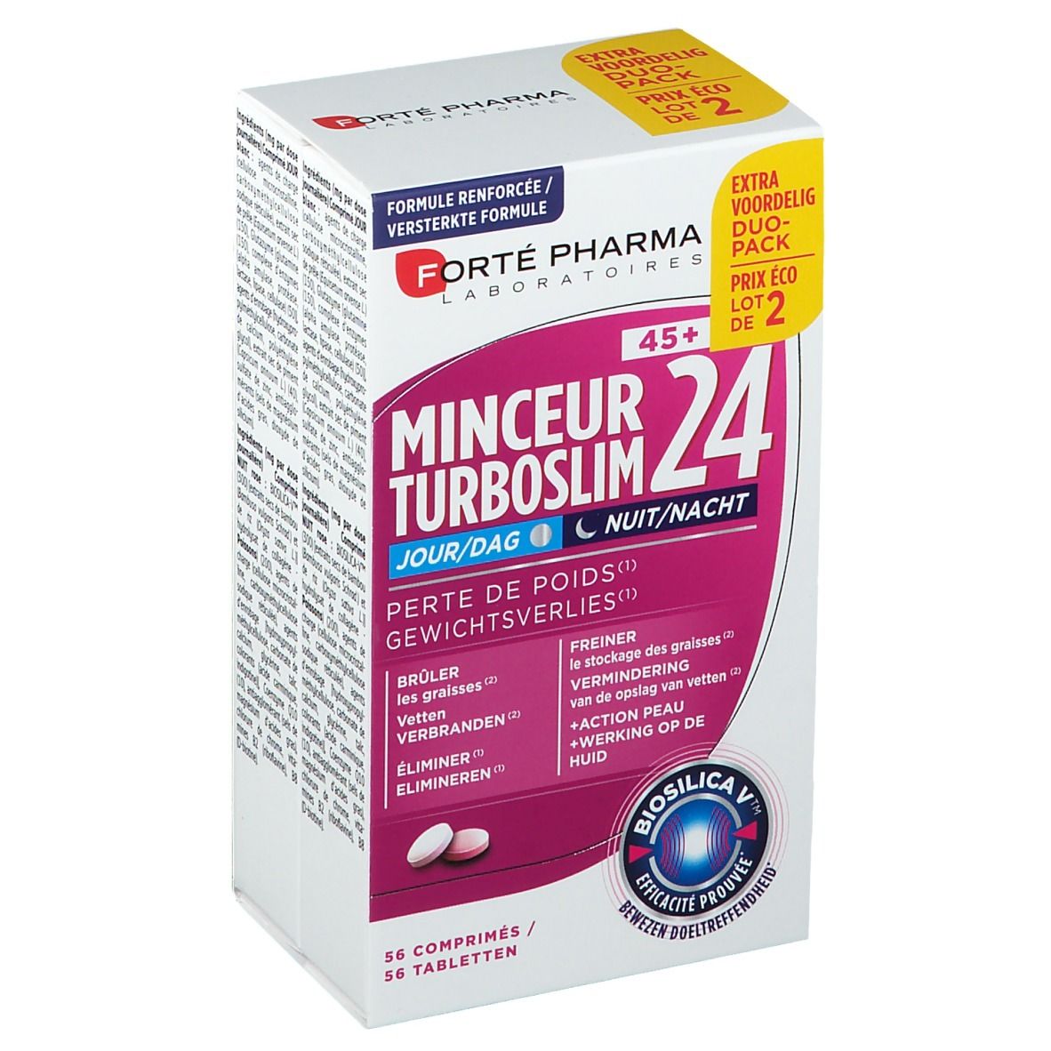 Achetez Forte Pharma Minceur 24 Fort 45+ 2X28 comprimés moins cher