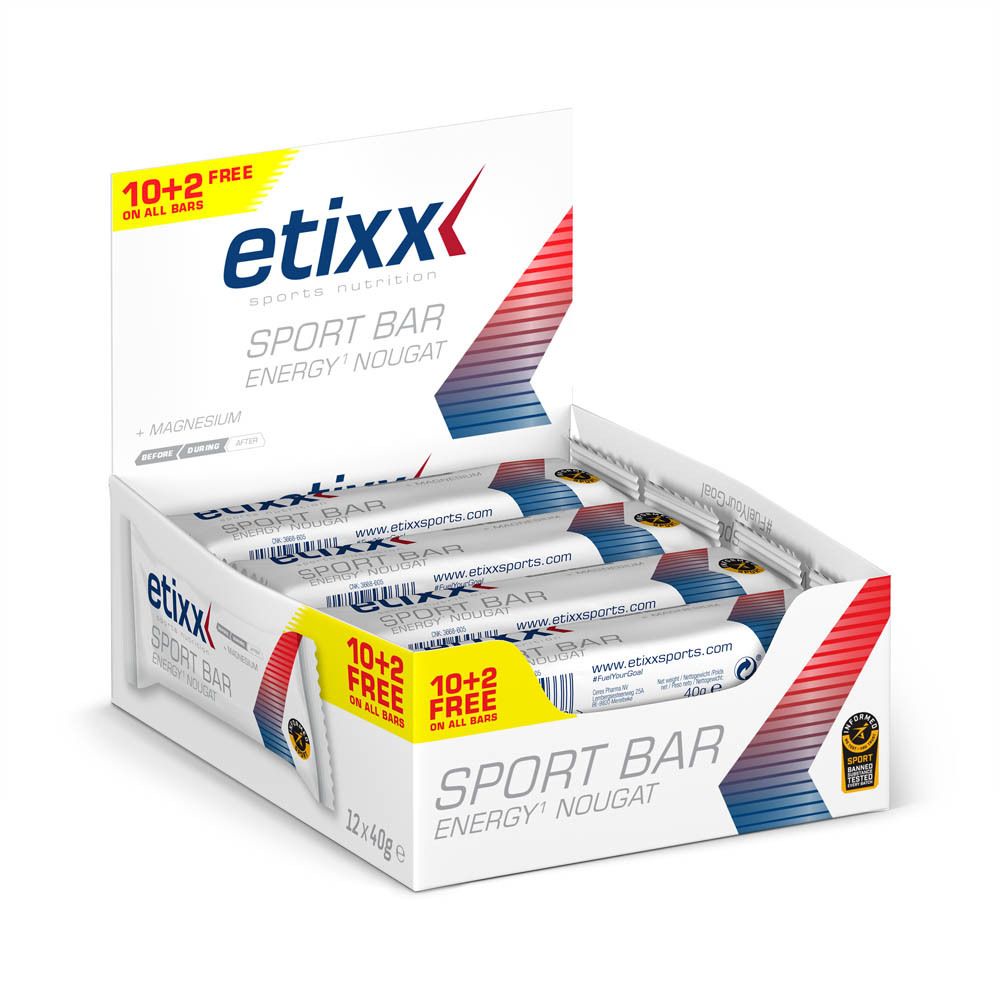 Etixx Energy Nougat Sportbar + Magnésium