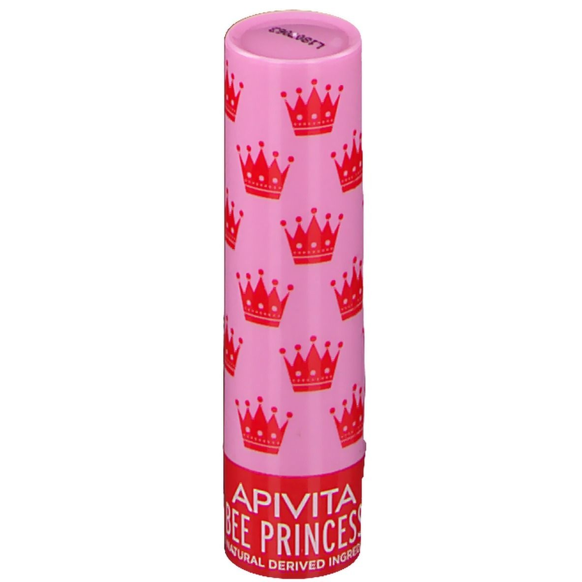 Apivita Bee Princess soin des lèvres avec motif couronne. 4g / 0.14 oz.
