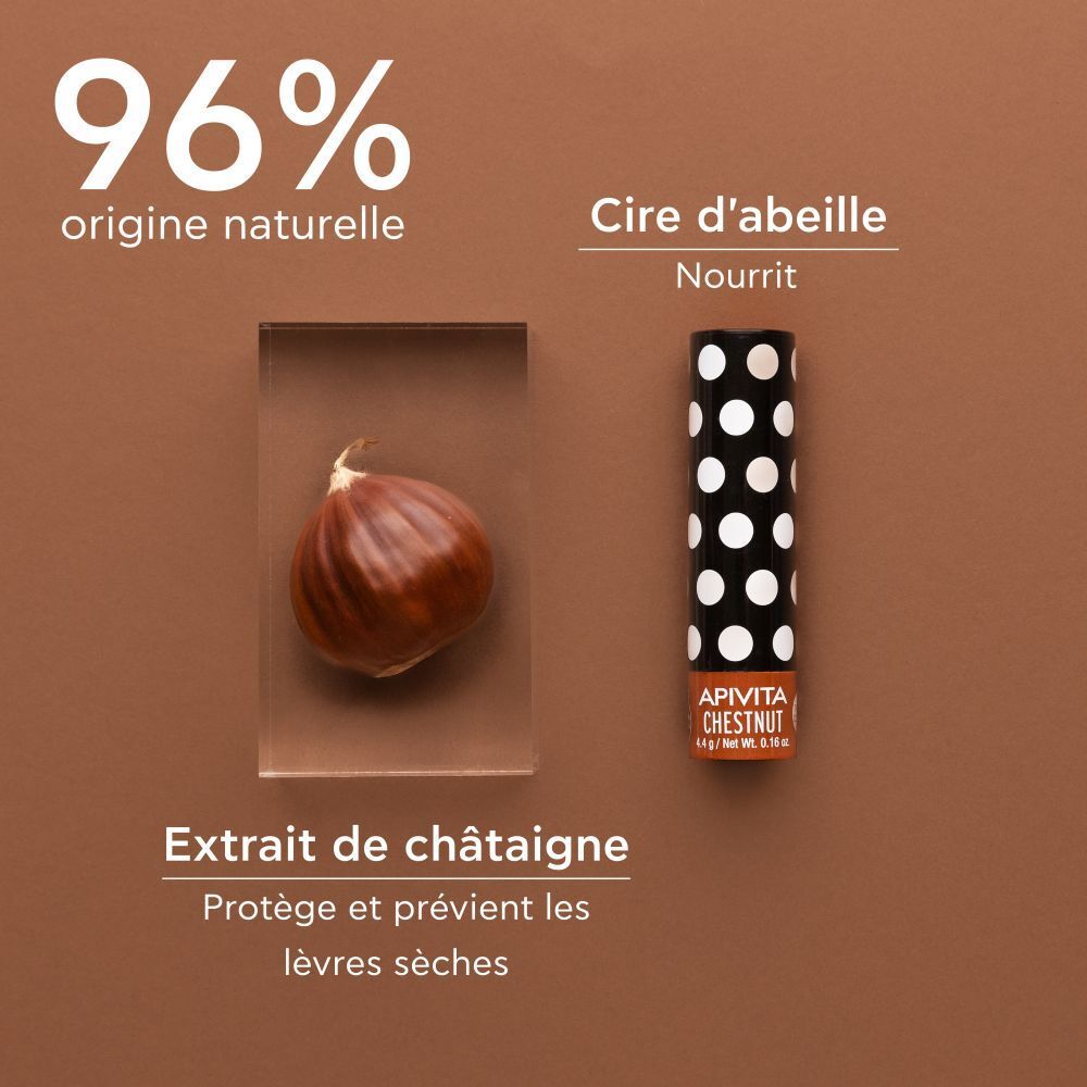 Apivita Soin Lèvres Stick Avec Marron