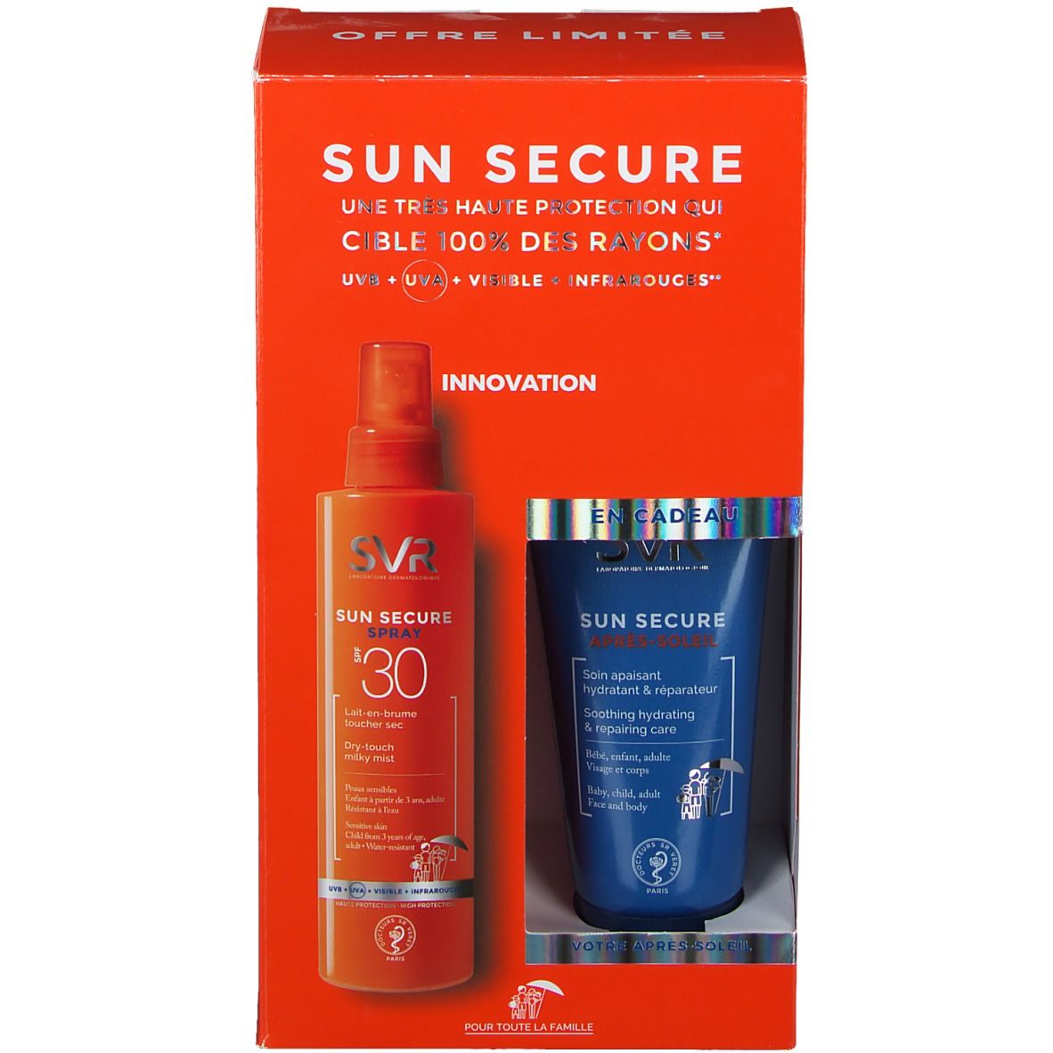 SVR Sun Secure Spray SPF30 + Sun Secure Après Soleil
