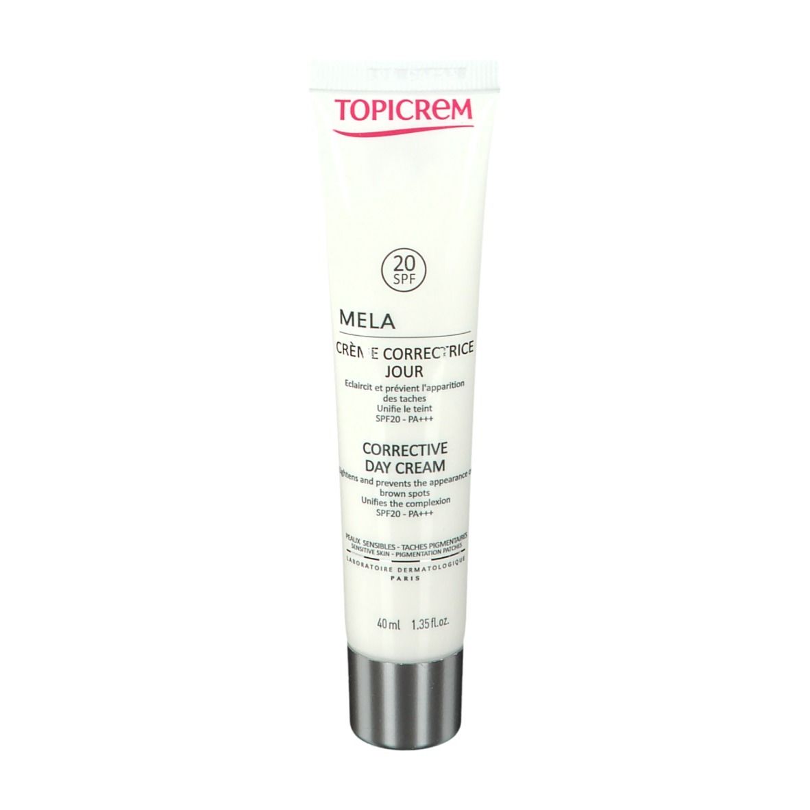 TOPICREM MELA crème de jour correctrice SPF 20