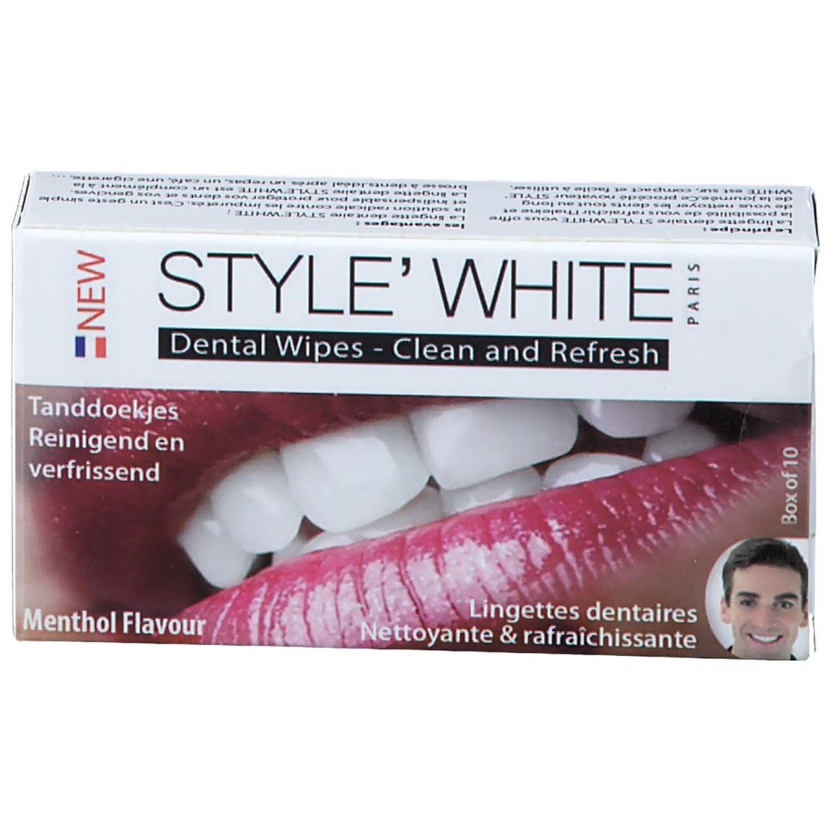 Style White Lingettes Dentaires Nettoyantes & Rafraichissantes
