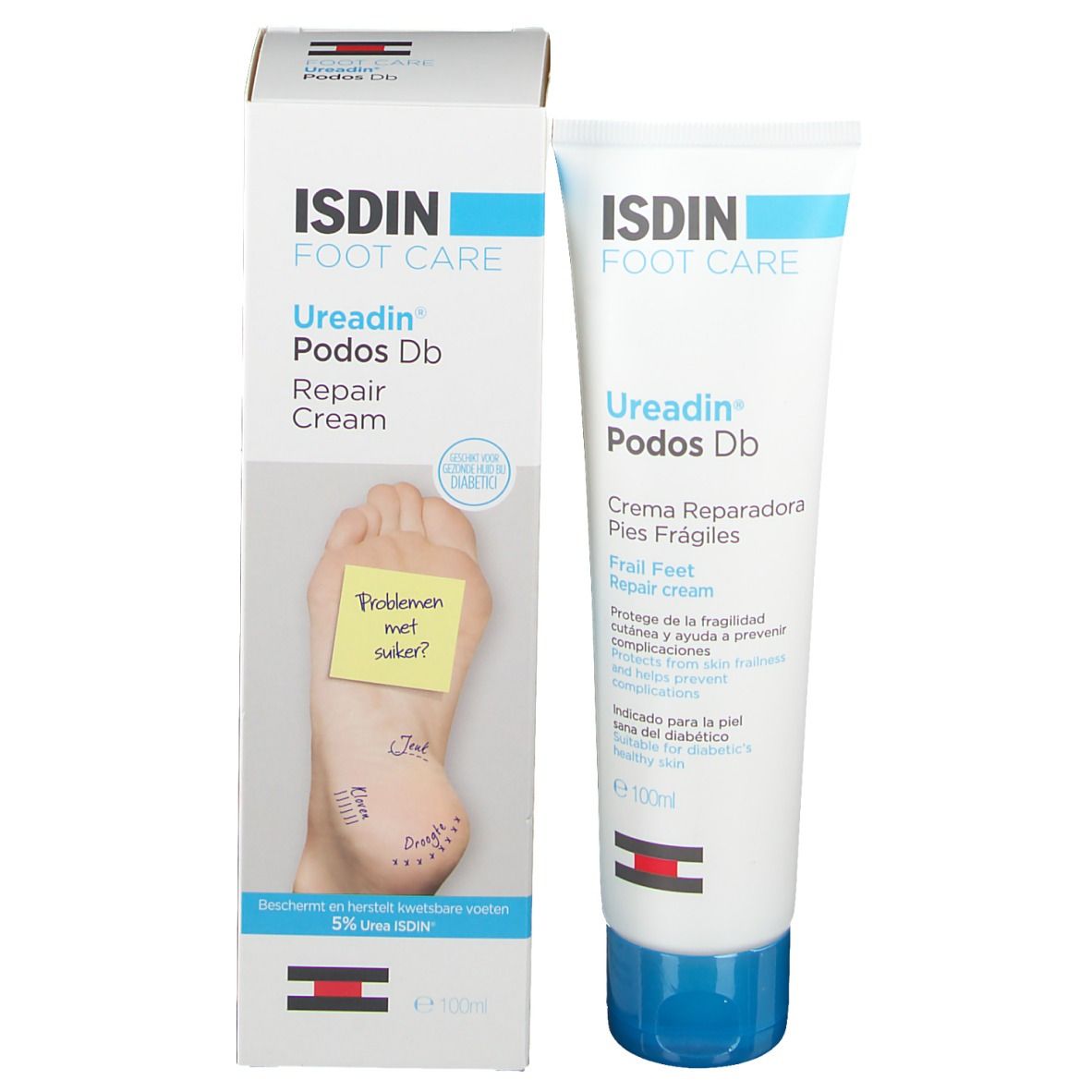 ISDIN Foot Care Ureadin® Podos Db Crème Réparatrice Pieds fragiles
