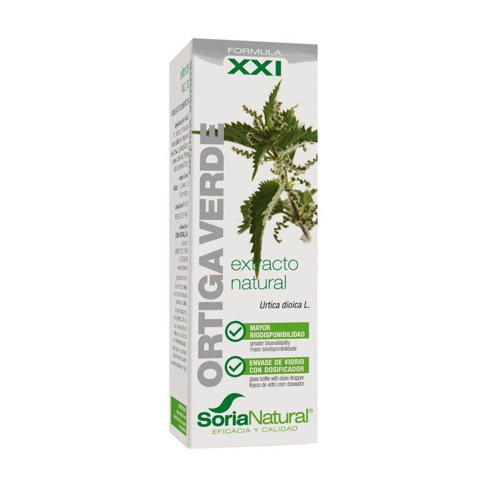 Flacon avec pipette, extrait de ortie Soria Natural.
