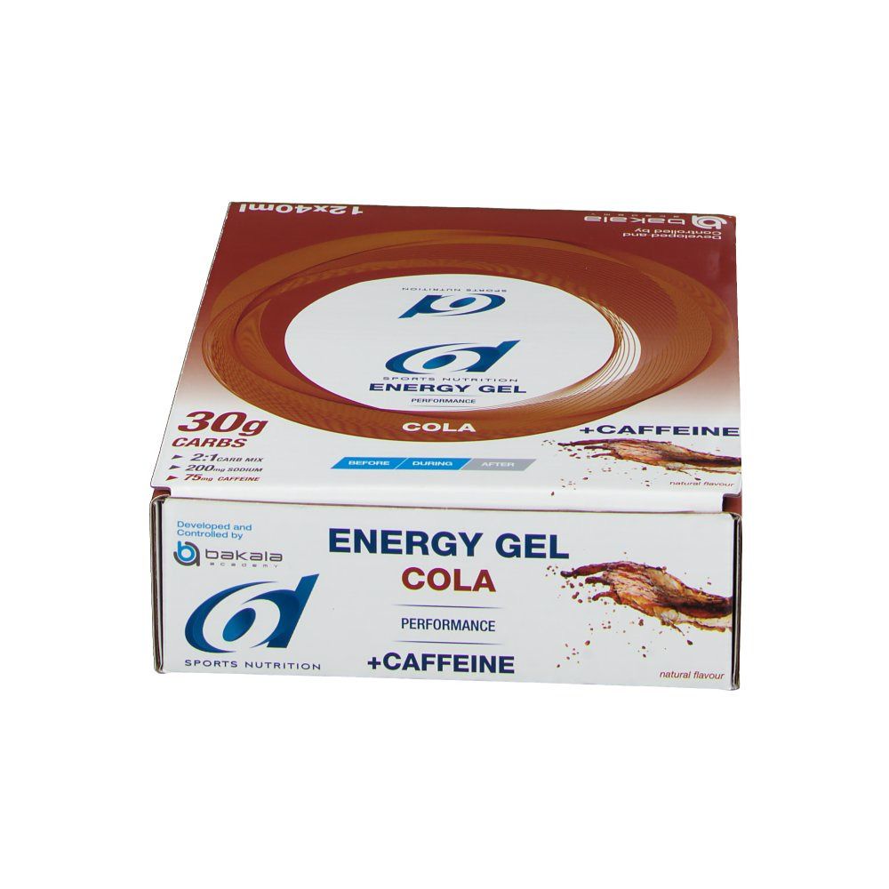 6D Sports Nutrition Energy + Cafeine Gel Cola