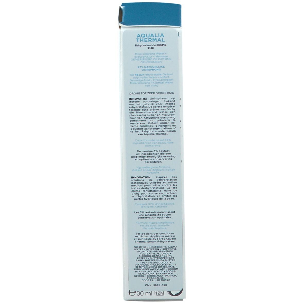 Aqualia Thermal crème réhydratante riche 30 ml