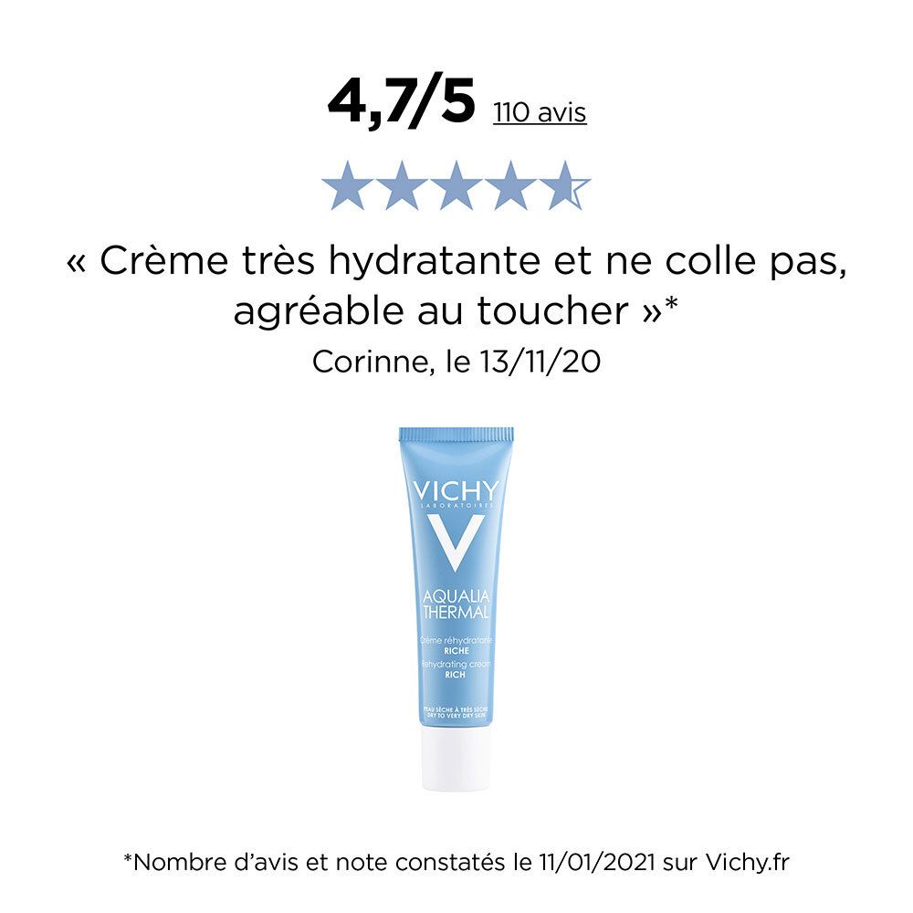 Aqualia Thermal crème réhydratante riche 30 ml