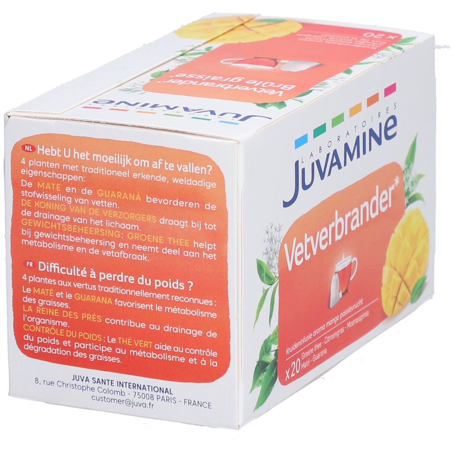 Juvamine Infusion Brûle Graisse