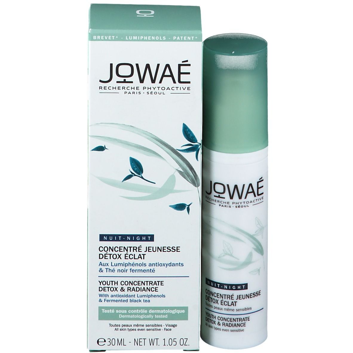 JOWAÉ Concentré jeunesse détox éclat Nuit