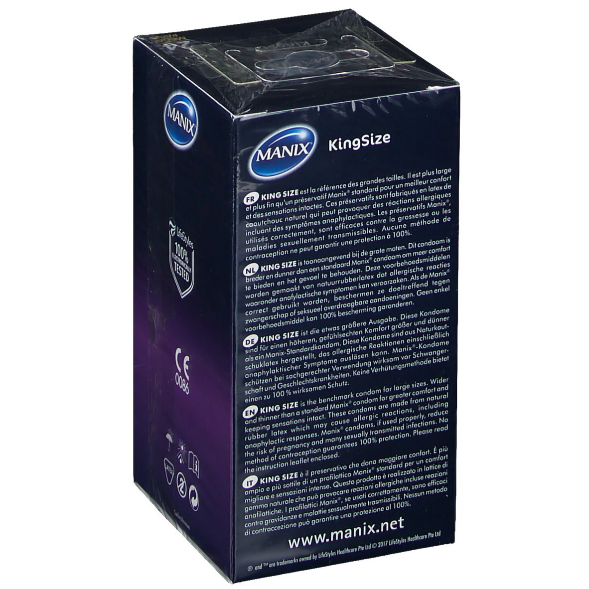 Manix Préservatifs King Size Grande Taille 24 pc(s) Redcare Pharmacie