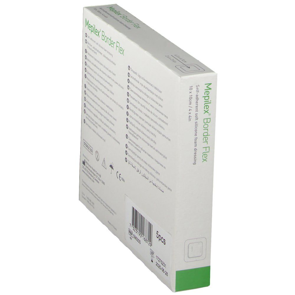 Mepilex® Border Flex 10 x 10 cm