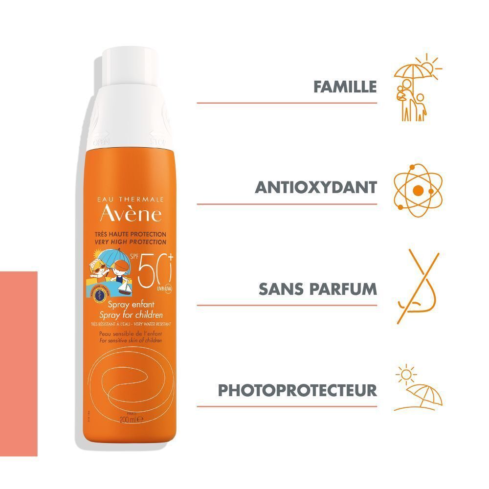 Avene Spray Solaire Enfant SPF50+