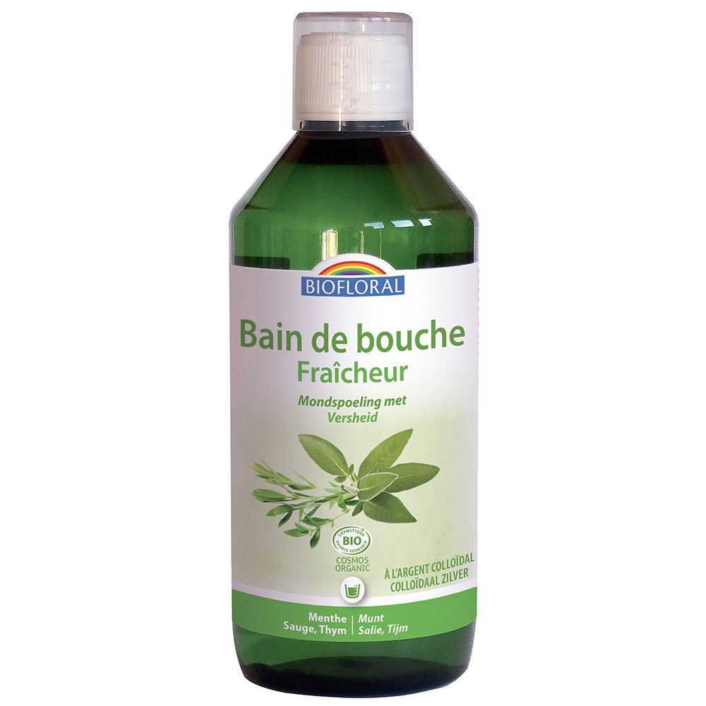 BIOFLORAL Bain de bouche Fraîcheur à l'Argent Colloïdal