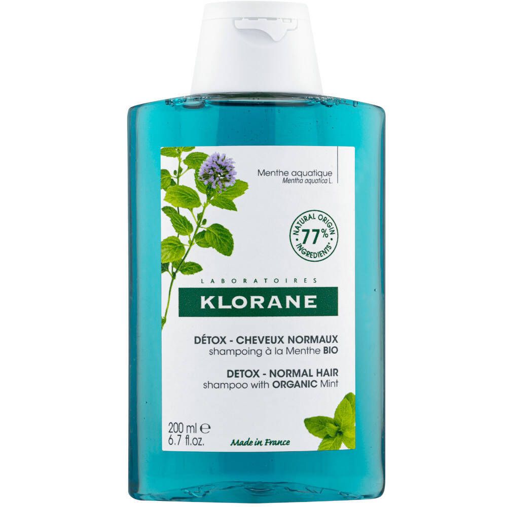 Klorane Anti-Pollution Shampooing Detox à la Menthe Aquatique