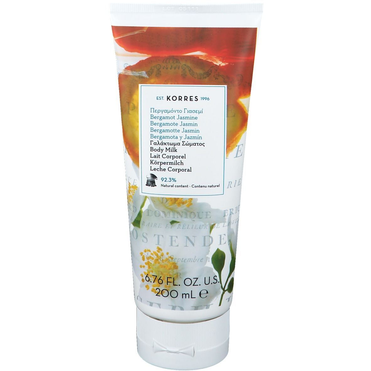Lait Corporel Adoucissant Korres 200ml - Neuf Sous Emballage - Soin Quotidien Hydratant