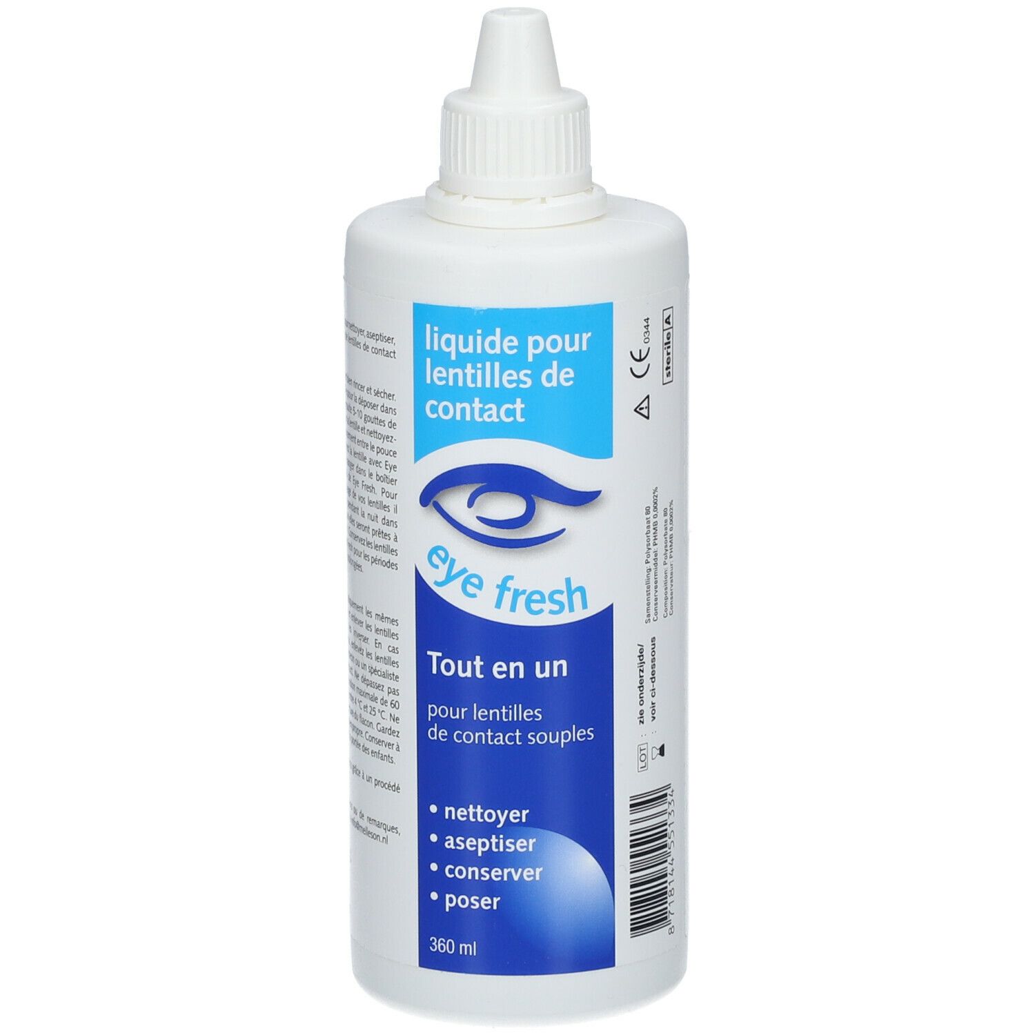 Eye Fresh All-in-one Liquide Lentilles de Contact Souples