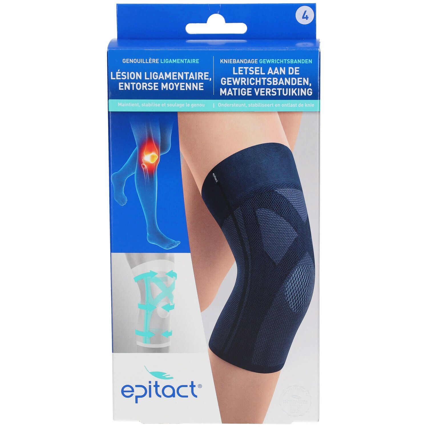 EPITACT Genouillère Ligamentaire Taille 4