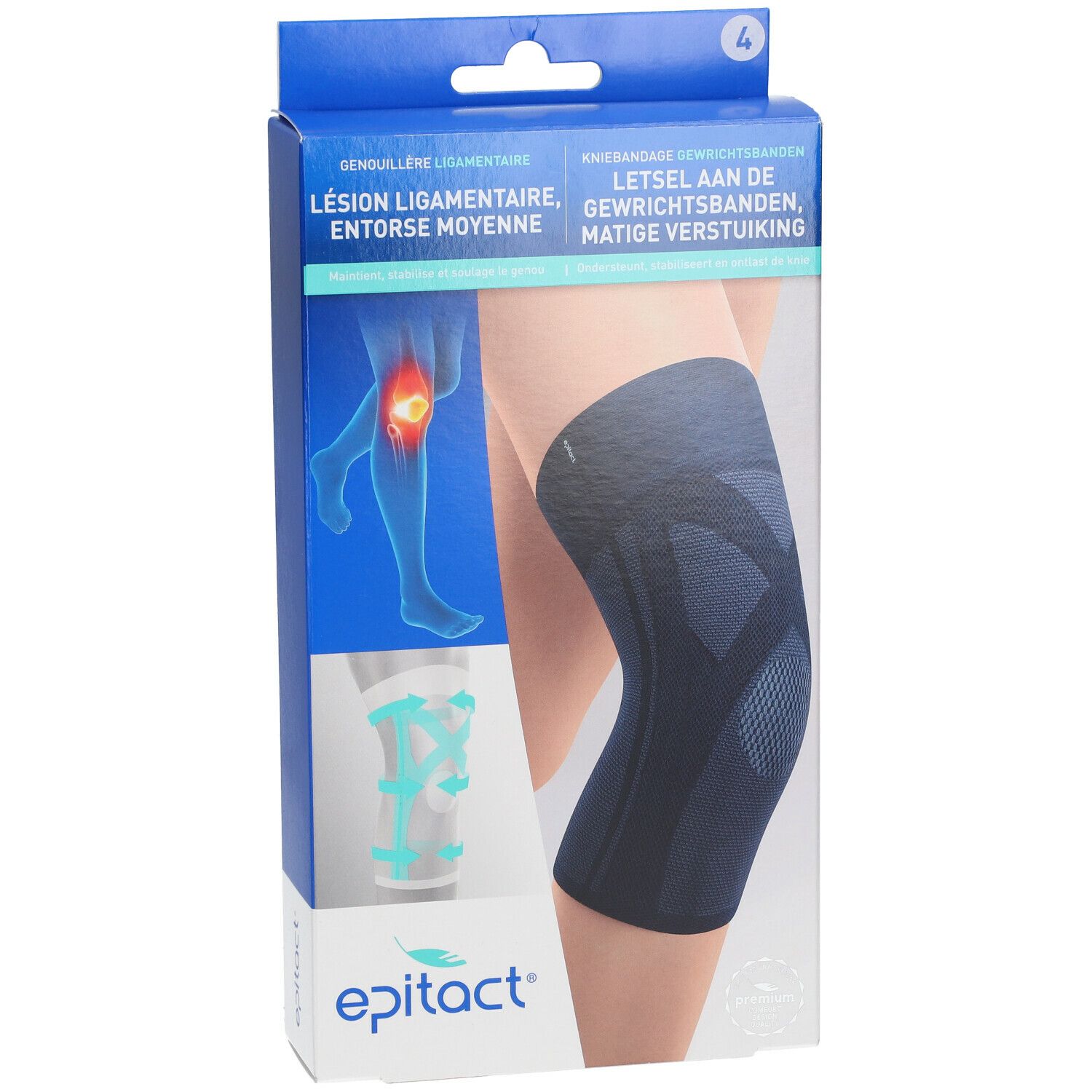 EPITACT Genouillère Ligamentaire Taille 4