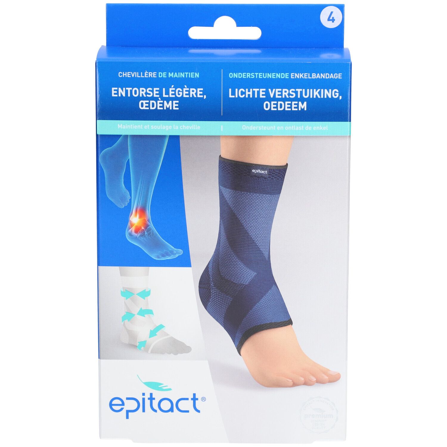 epitact® Chevillère de maintien Taille 4 1 pc(s) - Redcare Pharmacie