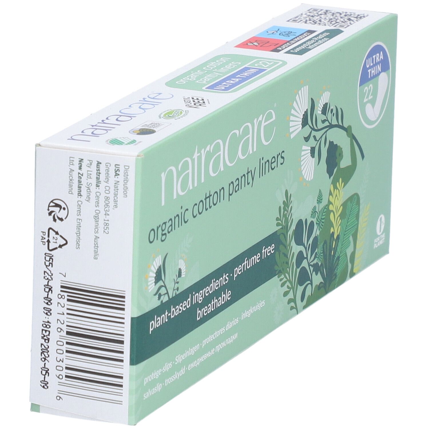 Natracare Protège-Slips Ultra Fins