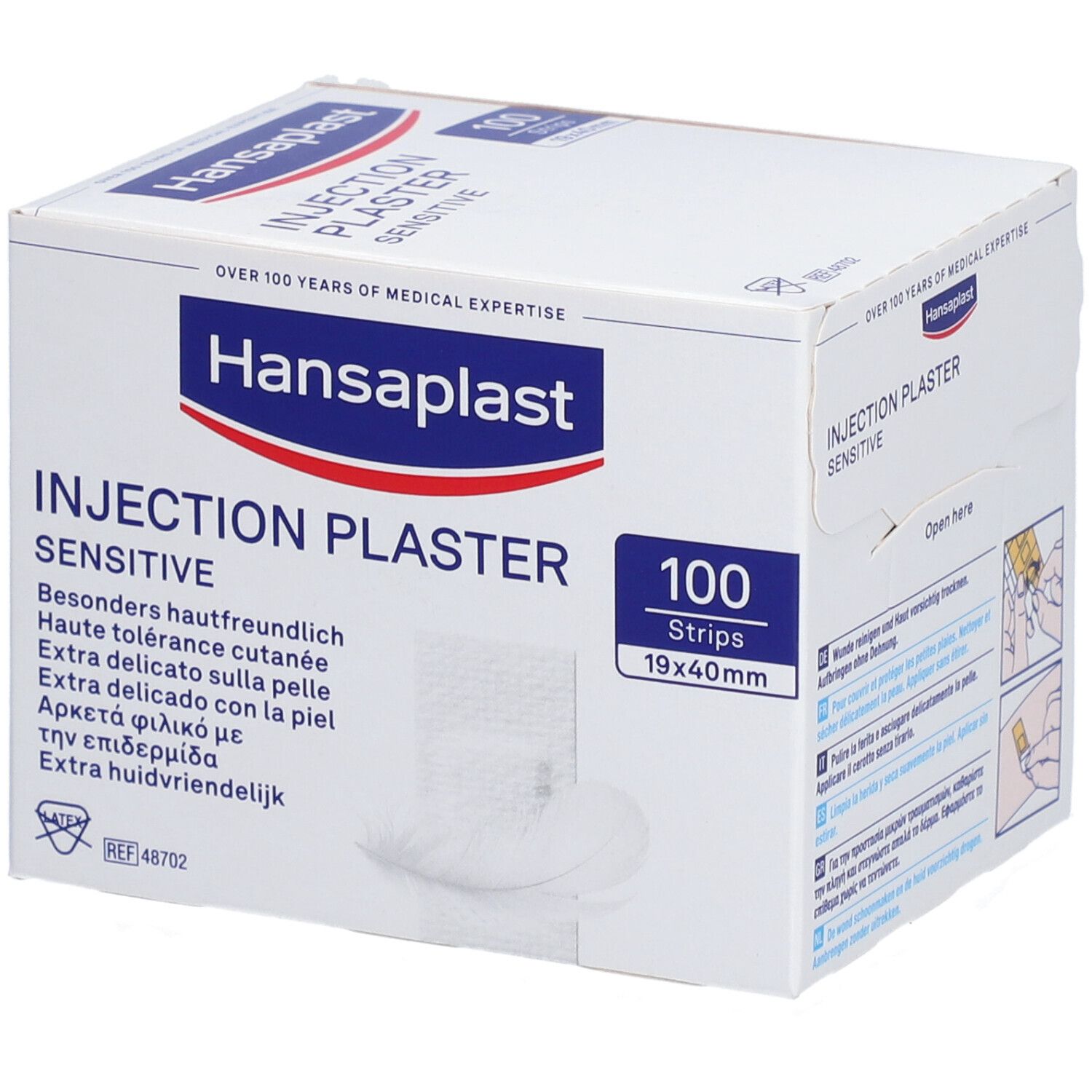 Hansaplast MED Injection Plaster Sensitive 19 x 40 mm