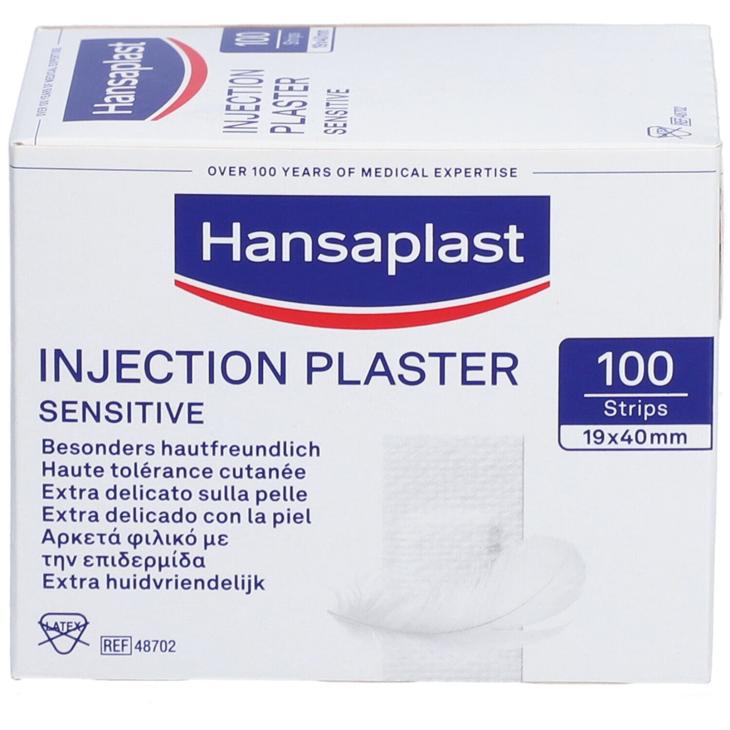Hansaplast MED Injection Plaster Sensitive 19 x 40 mm