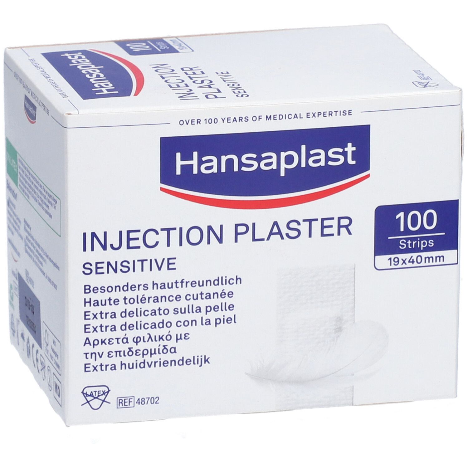 Hansaplast MED Injection Plaster Sensitive 19 x 40 mm