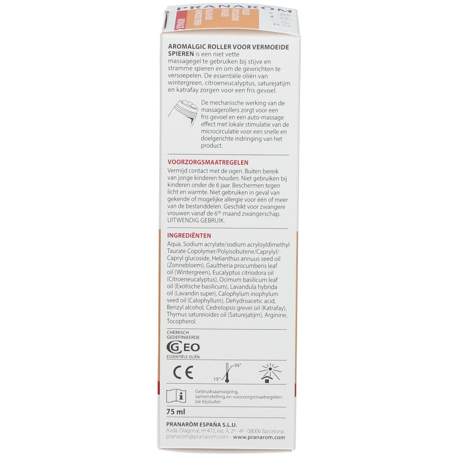 Pranarom Aromalgic Roller Articulations Fatiguées