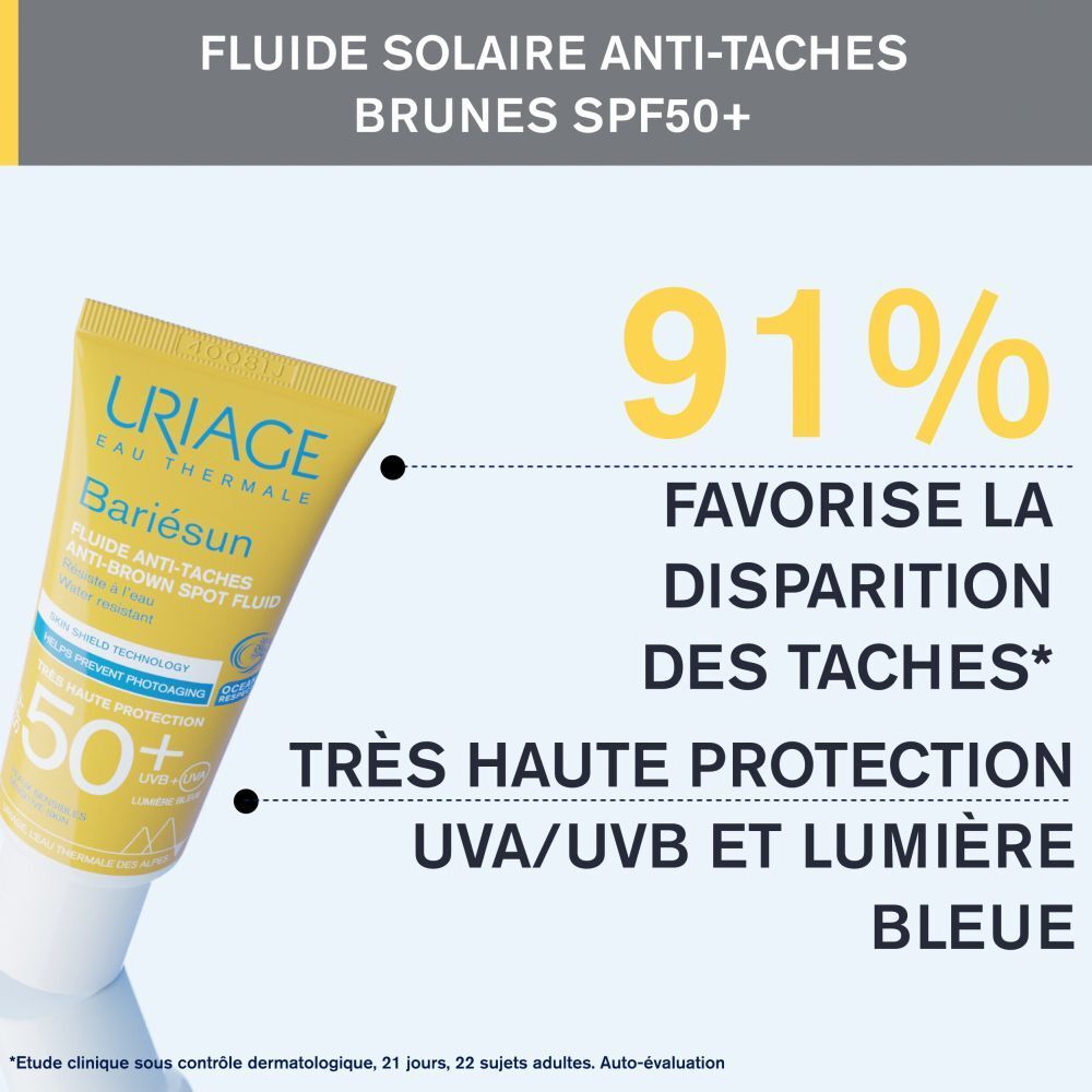 URIAGE Bariésun Fluide Anti-taches SPF50+