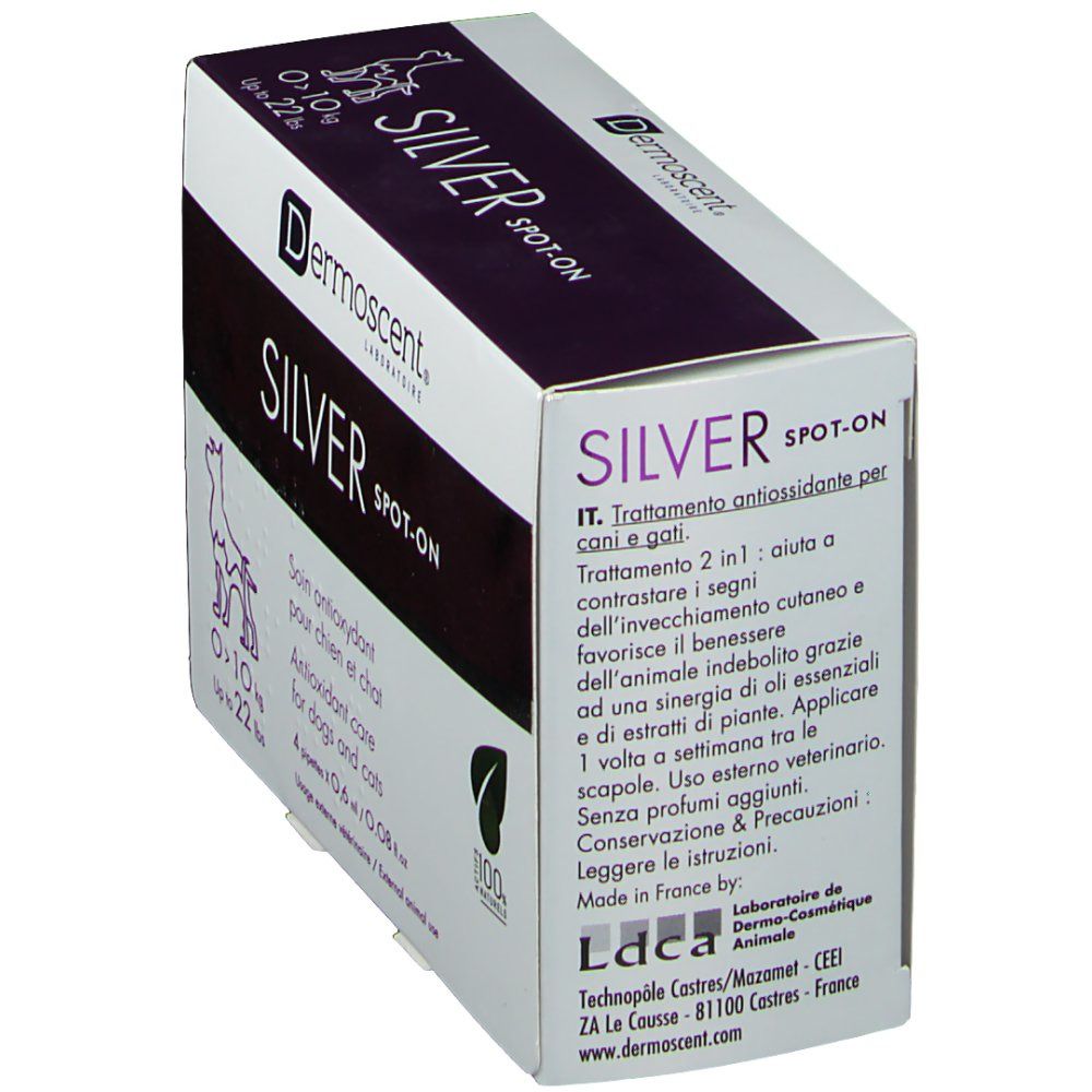 Dermoscent® Silver Spot On Chien/Chat