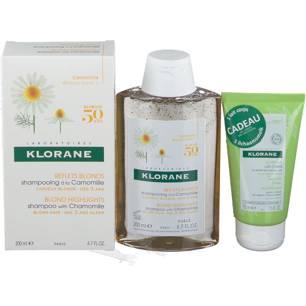 Klorane REFLETS BLONDS Shampooing à la Camomille