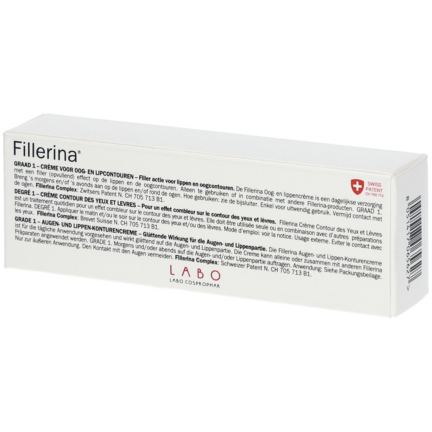 Fillerina® Crème pour yeux et lèvres grade 1