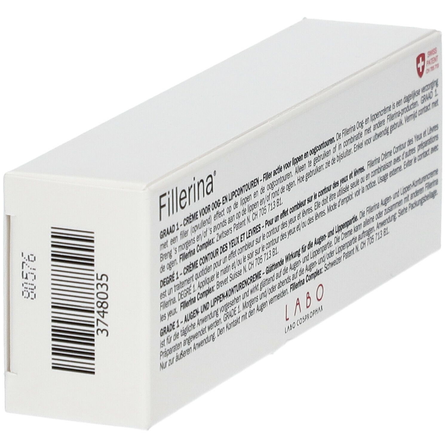 Fillerina® Crème pour yeux et lèvres grade 1