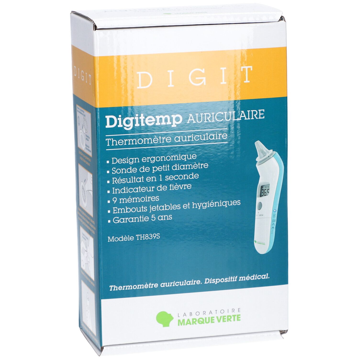 Digitemp Digitale thermomètre auriculaire