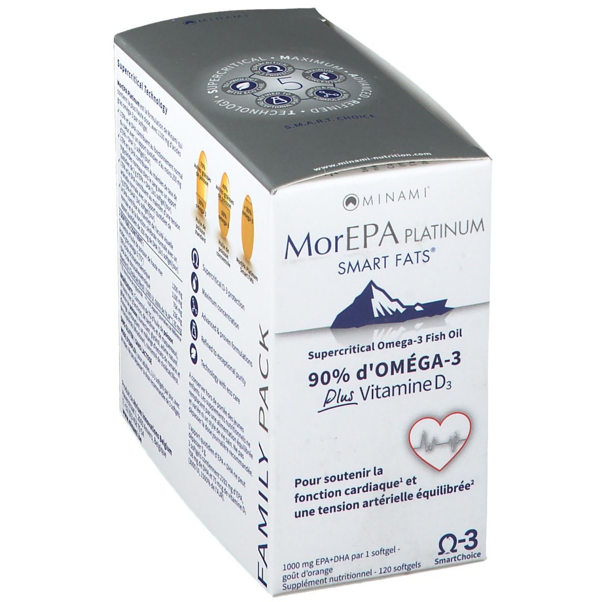 Minami MorEPA Platinum Smart Fats + Vitamine D3