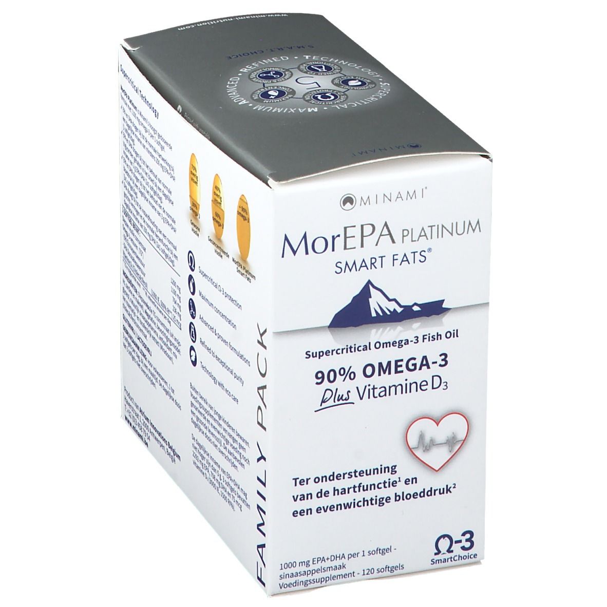 Minami MorEPA Platinum Smart Fats + Vitamine D3