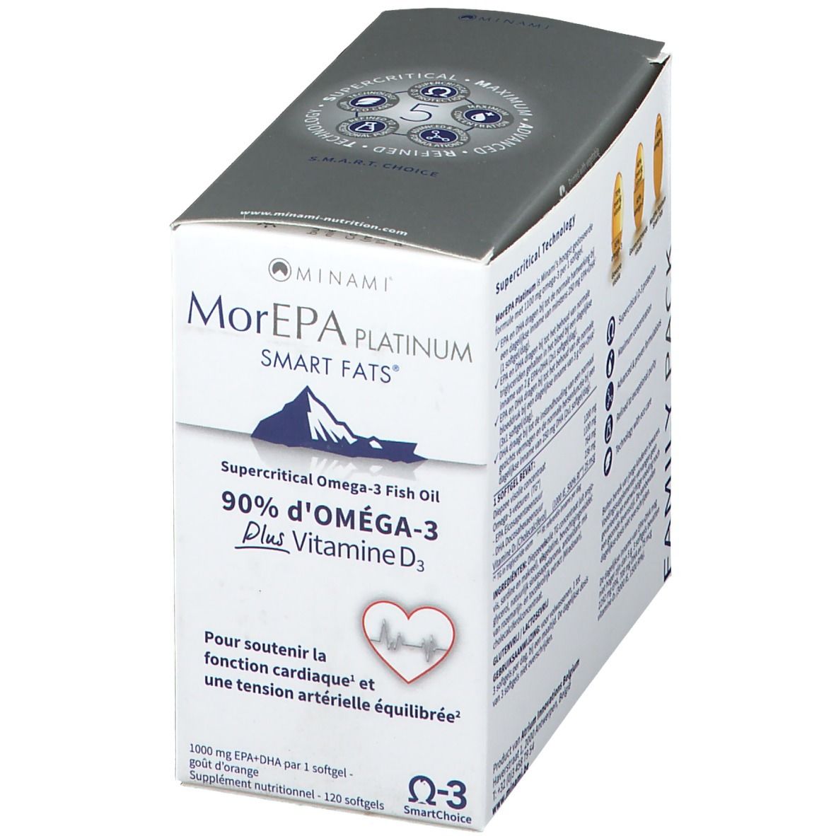 Minami MorEPA Platinum Smart Fats + Vitamine D3