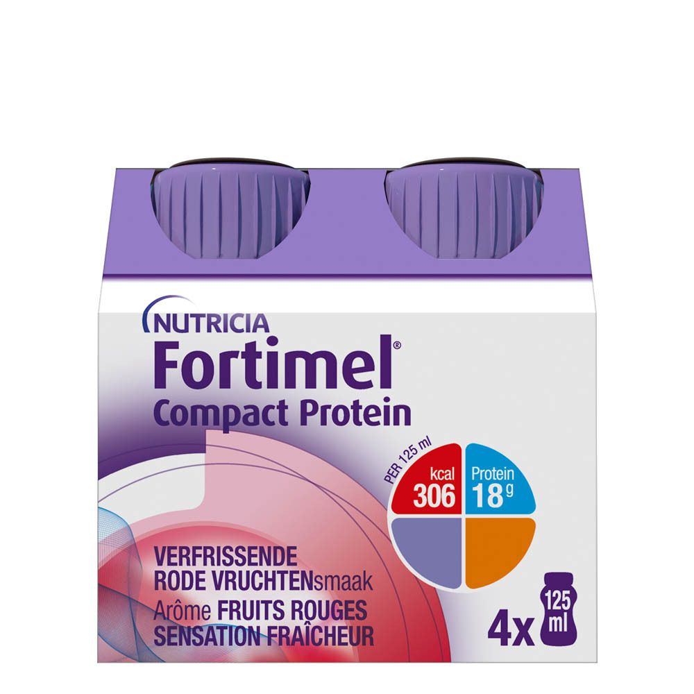 Fortimel® Compact Protein Goût Fruits Rouges Sensation Fraîcheur