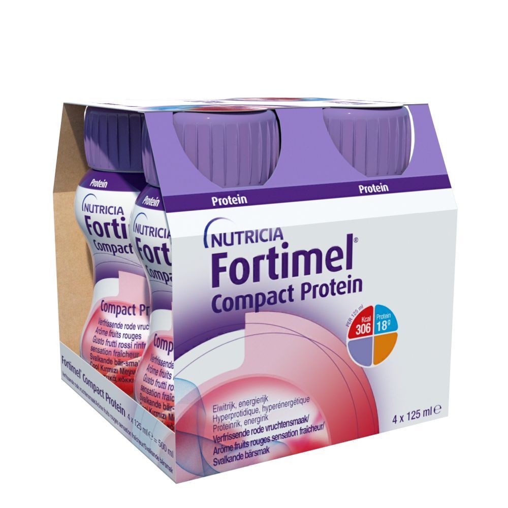 Fortimel® Compact Protein Goût Fruits Rouges Sensation Fraîcheur