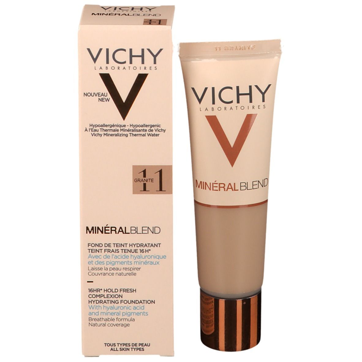Vichy Minéralblend Fond de Teint Hydratant 11 Granite
