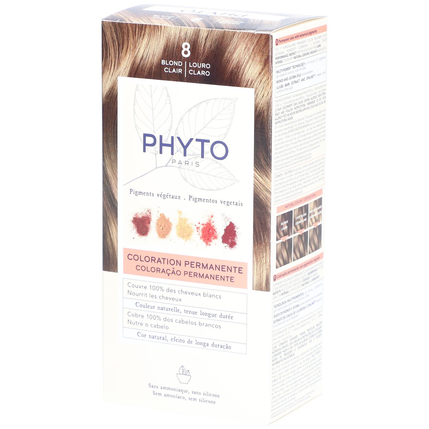 PHYTO COLOR KIT COLORATION 8 BLOND CLAIR main image 0
