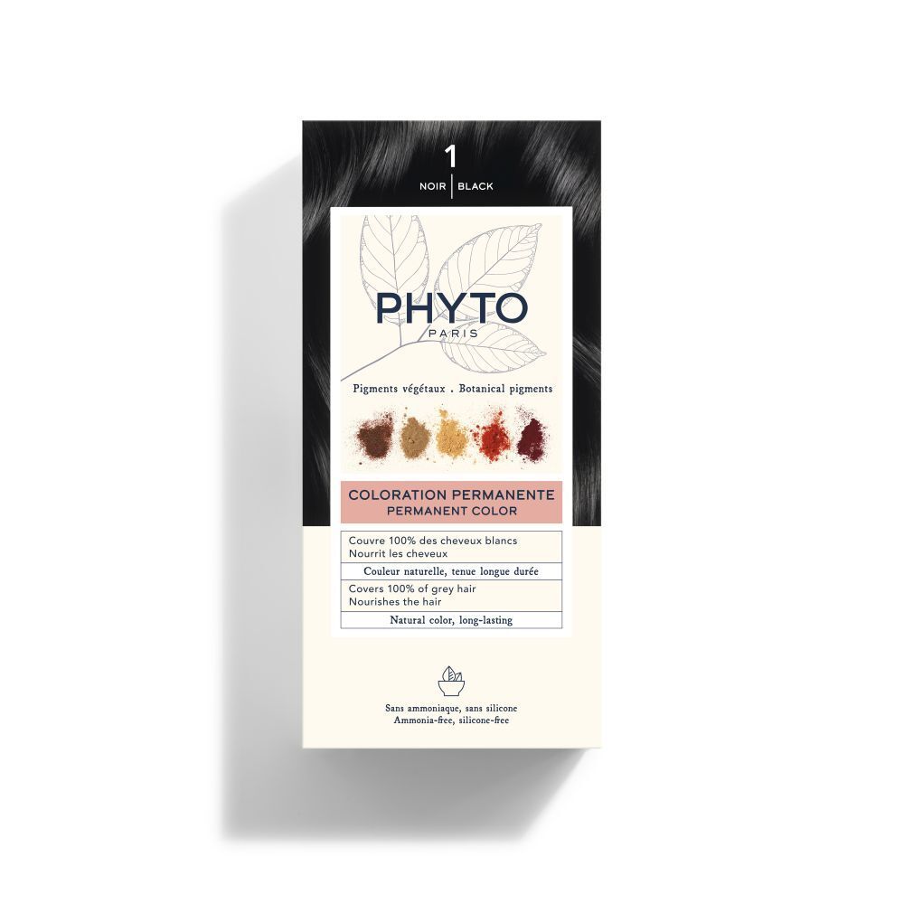  PHYTO PHYTOCOLOR Coloration permanente 1 Noir