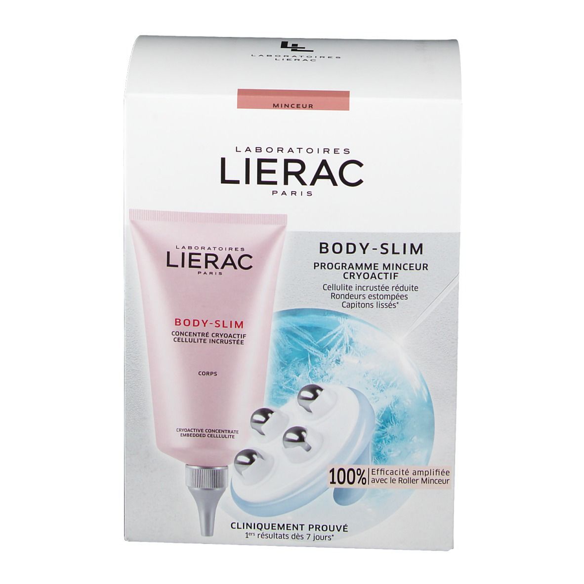 LIERAC BODY-SLIM Programme cryoactif cellulite incrustée