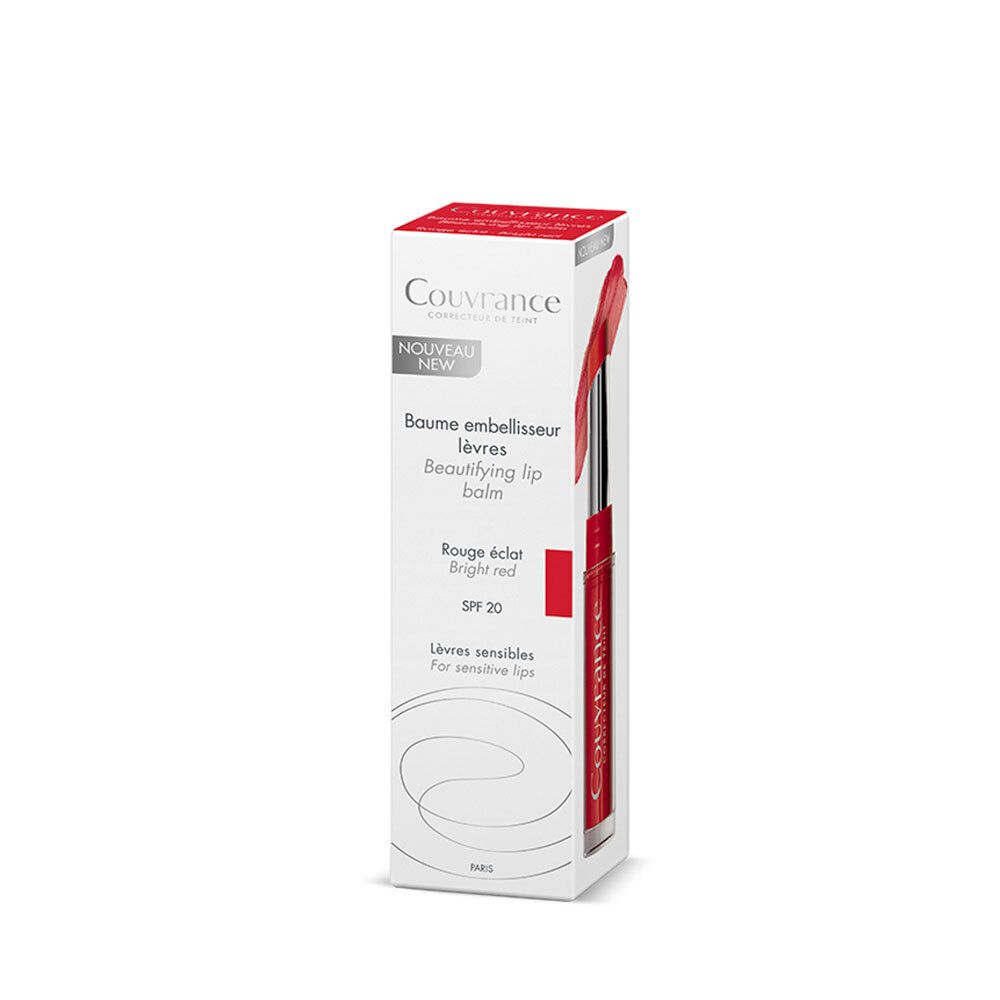 Avène Couvrance Baume embellisseur lèvres Rouge éclat